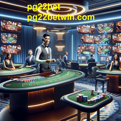 Experiência Imersiva nos Jogos de 'Dealer Ao Vivo' da pg22bet